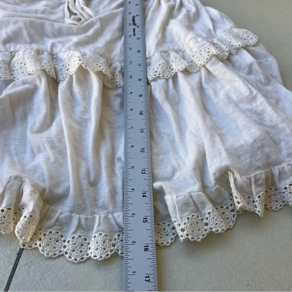 Anthropologie Tiered Eyelet Tank Top Women’s Size XS - Picture 5 of 8